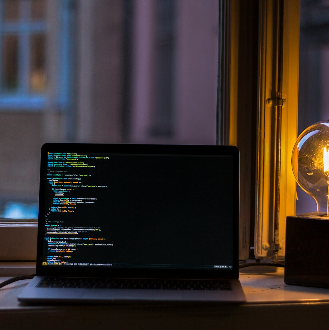 python code on screen